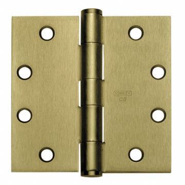 Template Hinge Concealed Bright Brass