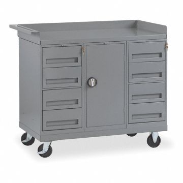 Mobile Cabinet Bench Steel 48 W 25 D