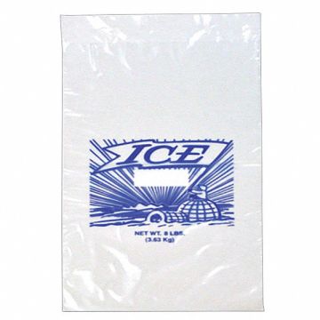 Printed Ice Bags 8 lb 20 in PK1000