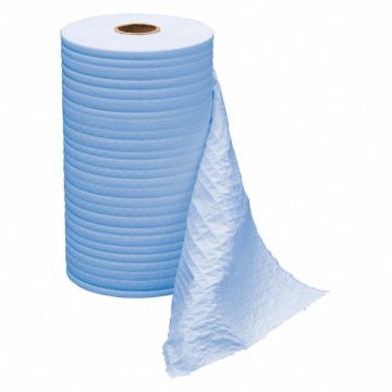 Wiper Roll Blue 9-3/4 W 275 ft L PK6