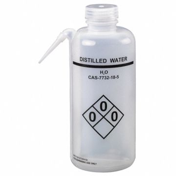 Wash Bottle 750mL Plastic White PK2