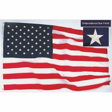 US Flag 5x9-1/2 Ft Cotton