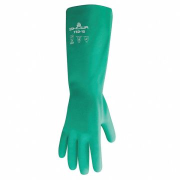 D0505 Chemical Resistant Gloves Green Sz 6 PR