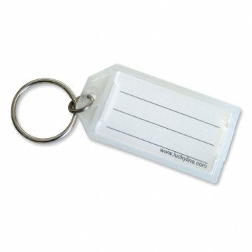 ID Key Tags with Flap Clear PK10