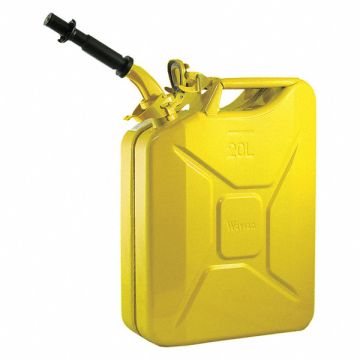 Gas Can 5 gal Yellow Include Spout
