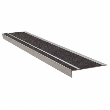 Stair Tread Black 54in W Extruded Alum