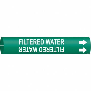 Pipe Mrkr Filtered Water 7/8in H 7/8in W
