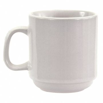 Mug Stackable Bright White 10 oz PK36