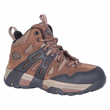 Hiker Boot 10 M Brown Steel Mens PR