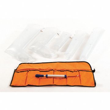 Splint Orange/Clear PVC