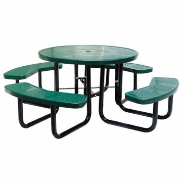 E5615 Picnic Table 81 Dia Green