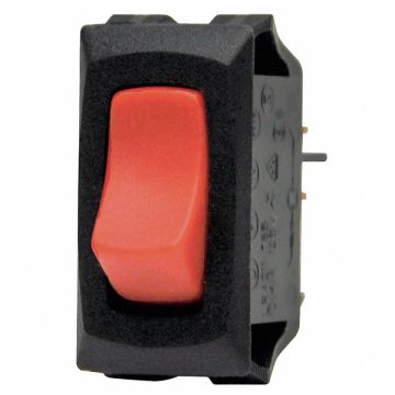 Lighted Rocker Switch SPST 3 Connections