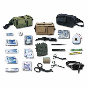Emrgncy Medical Kit 42 Components Grn