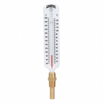 Thermometer Analog -40-280 deg 1/2in NPT