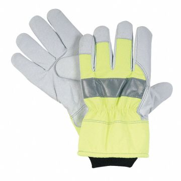 D1687 Cold Protection Gloves L Hi Vis Green PR