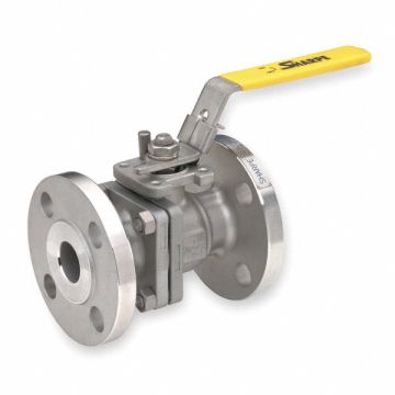SS Ball Valve Flanged 1-1/2 in