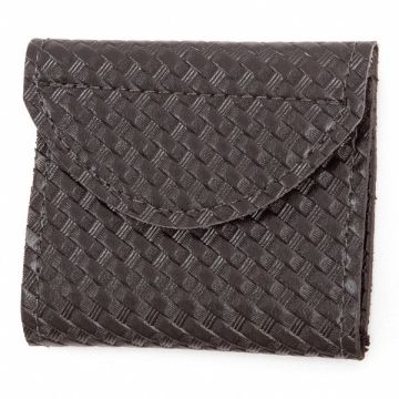 Glove Case Two Pocket Black Weave