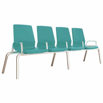 Structured Seating 4 Seats  Blue Gray