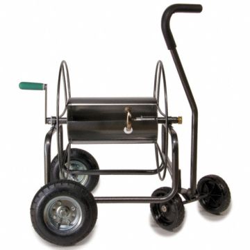 Garden Hose Reel Cart 18 in Steel