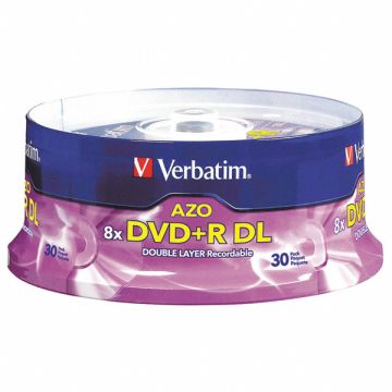 DVD+R Dual Layer Disc 8.50GB Silver PK30