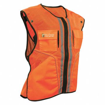 Construction Safety Vest Orange S/M