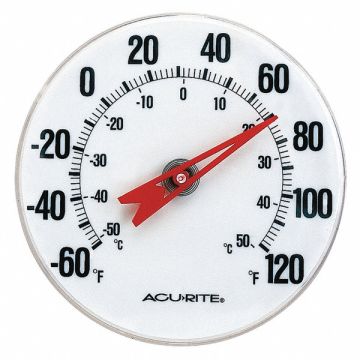 Analog Thermometer 5 Dial Size