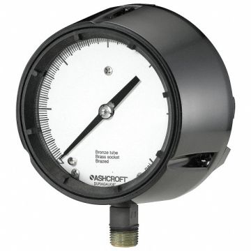 K4222 Pressure Gauge 0 to 60 psi 4-1/2In 1/2In
