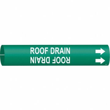 Pipe Marker Roof Drain 2 13/16in H