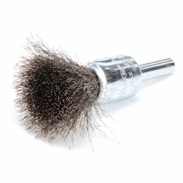 Crimped Wire End Brush Stainless Steel