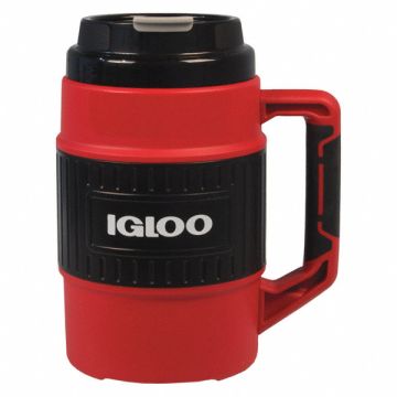 Insulated Mug 0.5 gal Cap. Red/Black