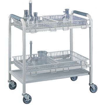 Laboratory Glassware Cart Basket Large