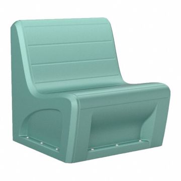 Sabre Sectional Chair w/Sand Port Aqua