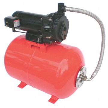 Jet Pump System 3/4 HP 17.0 gal tank