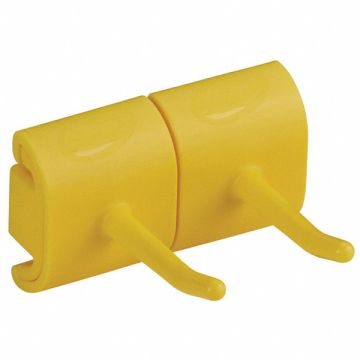 Tool Wall Bracket 3 3/16 L Yellow Color
