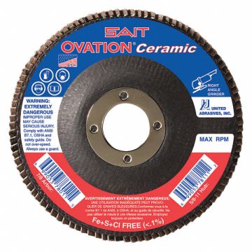Flap Disc 60 Grit 7/8 in. Ovation