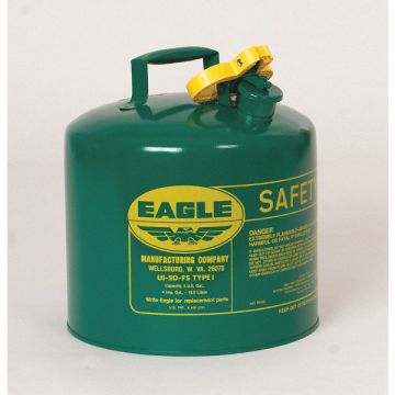 Type I Safety Can 2 gal Green 9-1/2In H