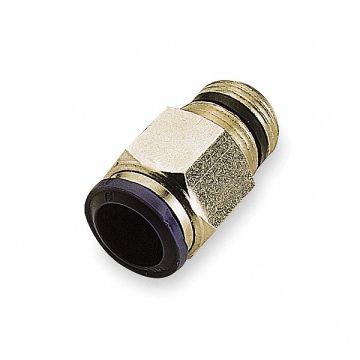 Male Connect 1/4 In Tube/UNF Brass PK10