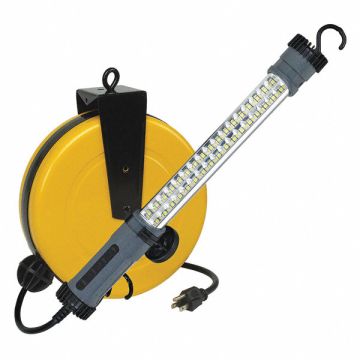 Cord Reel w/Lamp LED 40ft 18AWG 120VAC