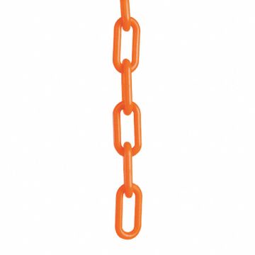 K6945 Plastic Chain 1-1/2Inx50ft Safety Orange
