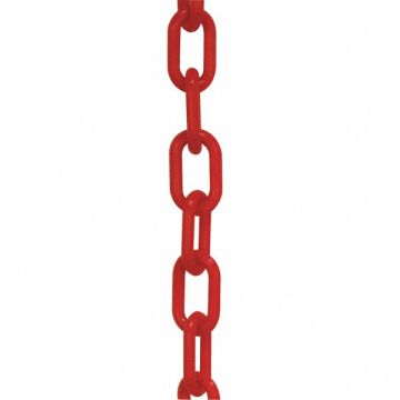 Plastic Chain 2 100 ft L Red