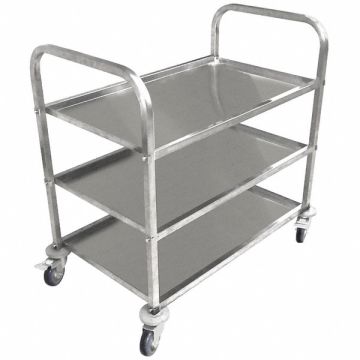 Food Service Cart Stainless Steel 450 lb