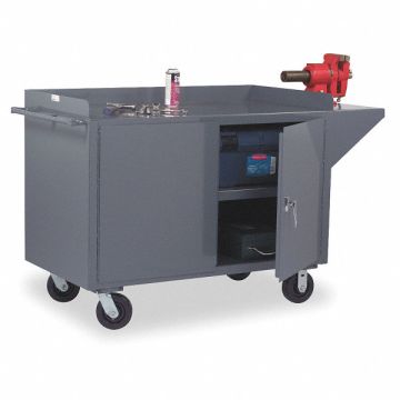 Mobile Cabinet Bench Steel 66 W 24 D