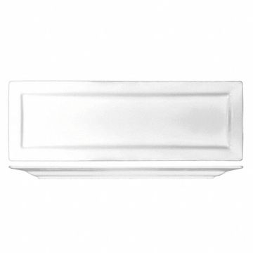 Platter 16-1/8x5-1/2 Bright White PK12
