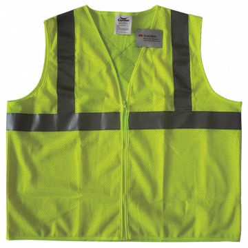Safety Vest Yellow/Green 2XL Zipper