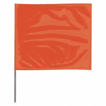 Marking Flag 15  Orange PVC PK100