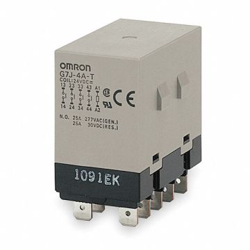 H8125 Enclosed Power Relay 10Pin 24VDC 3PST