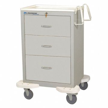 Medical Cart Gray Cabinet