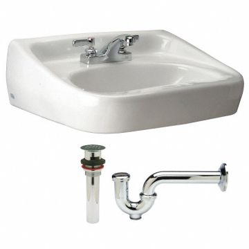 Sink DShape 16-1/2inx10-1/4inx6-3/8in