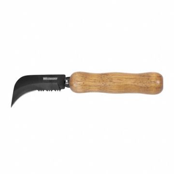 Linoleum Knife Fixed 8-1/4 In Hardwood
