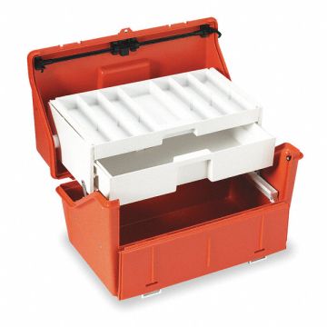 First Aid Storage Case W 11 1/2 2Drawers